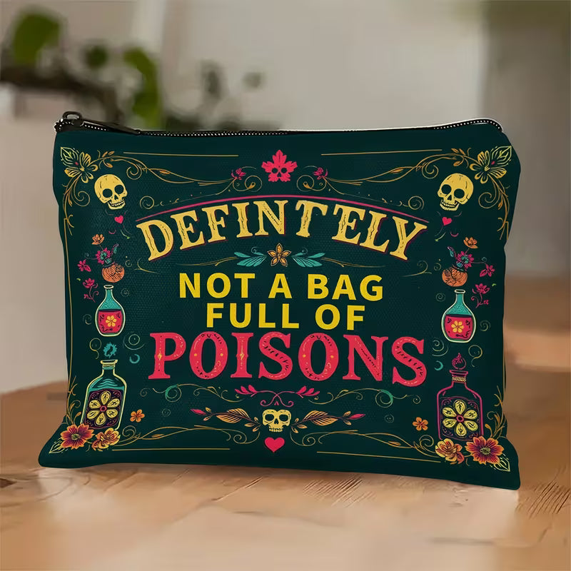 Zipper Bag - "Not a Bag of Poisons"