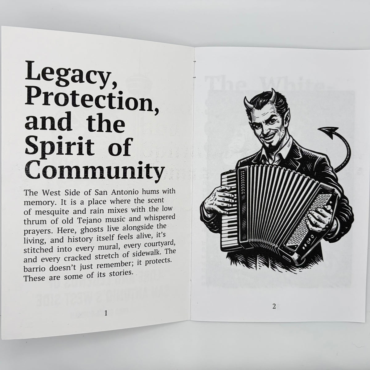 Hand-Crafted Zine: Lore & Legends of San Antonio's West Side