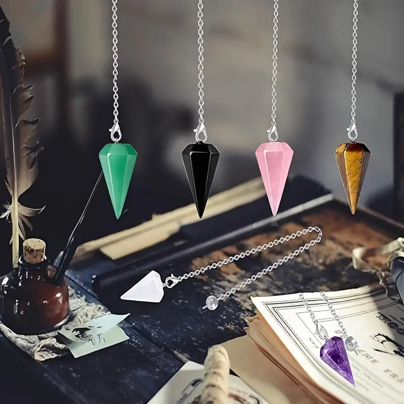 Natural Crystal Pendulum (For Dowsing & Spirit Communication)