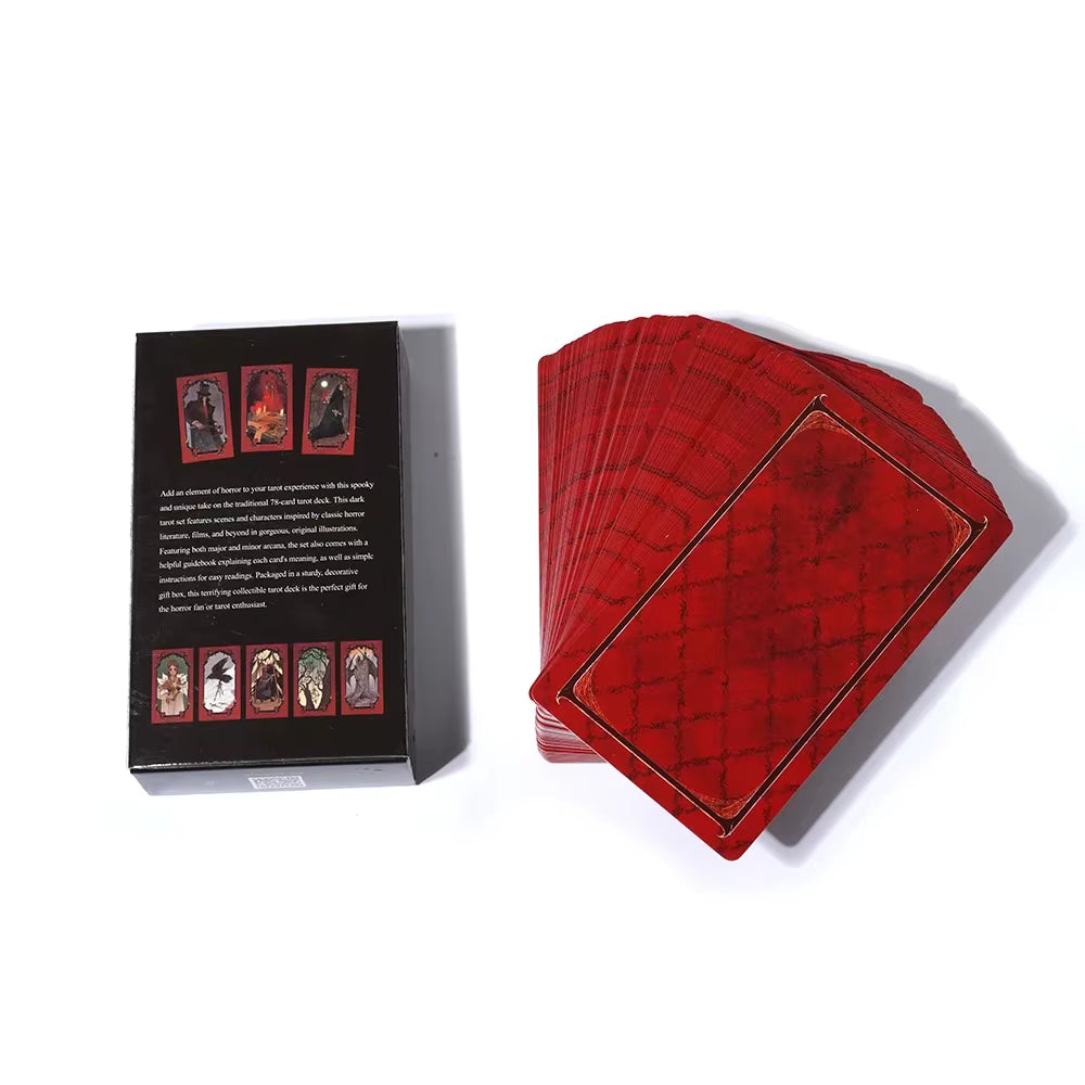 Horror Tarot: A Haunting 78-Card Deck of Classic Frights