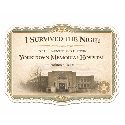 Yorktown Memorial Hospital "I Survived" Mini Sticker
