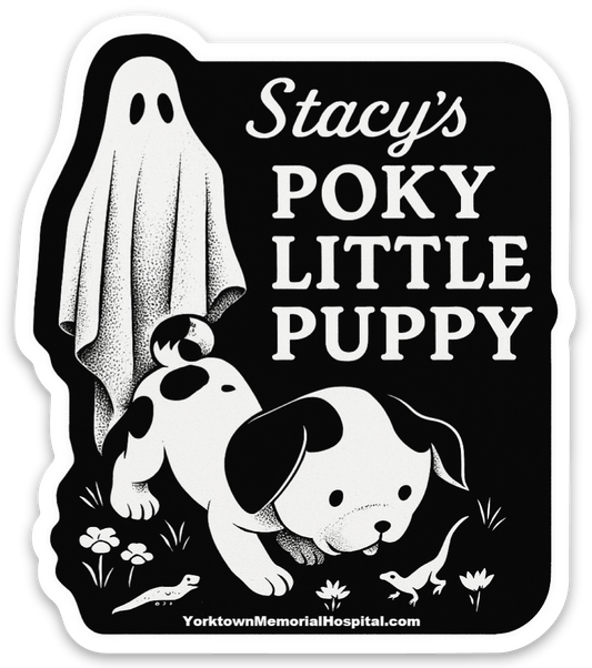 Stacy's Poky Little Puppy Sticker