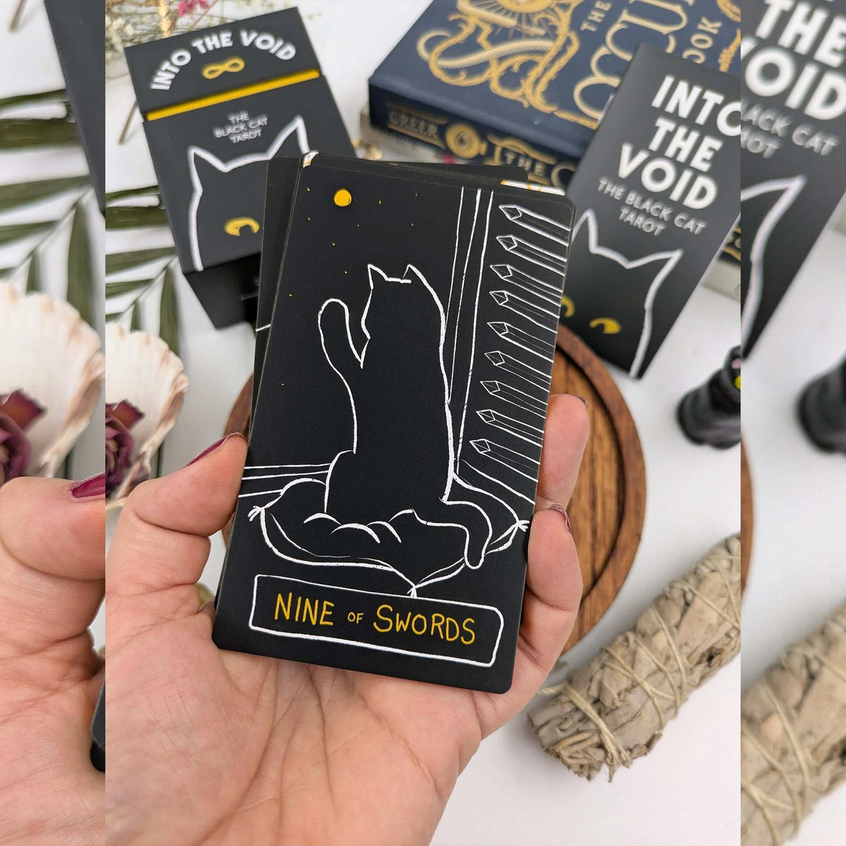 The Black Cat Tarot Deck with Guidebook